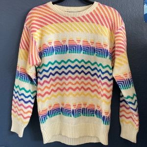 •Vintage Multi-Colored Sweater•